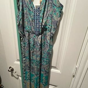 Earthbound paisley jumpsuit size Large